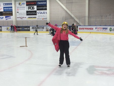 Glada miner i ishallen! 16/3-16.